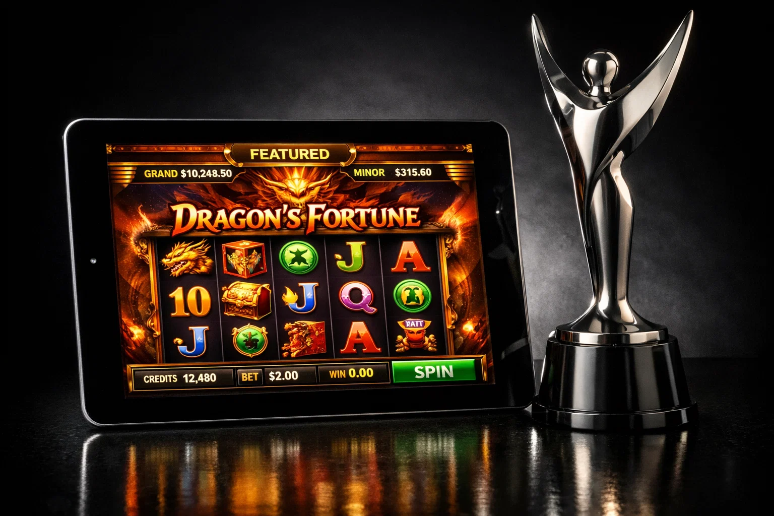 Humanized online pokie game with free spins